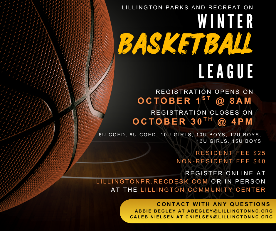 Winter Basketball League Registration